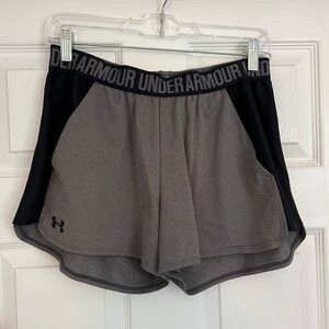 Under Armour Gray and Black Shorts